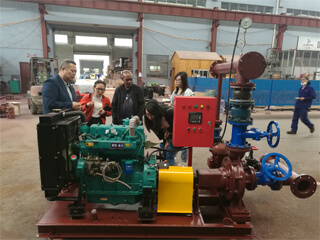 Complete Fire Pump Package Set to Tanzania 
