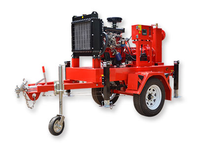 trailer mounted fire pump