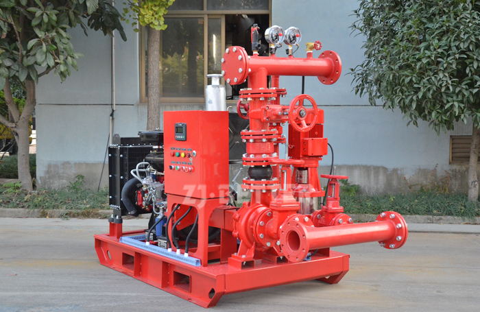 Diesel fire jockey pump