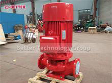 Single stage fire pump 