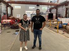 Egypt customers visited Better Technology CO., LTD.