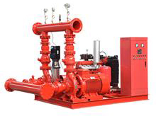 Diesel engine fire pump