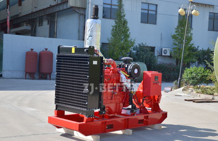 End Suction Booster Pump For Fire Fighting With Diesel Engine - Yaness