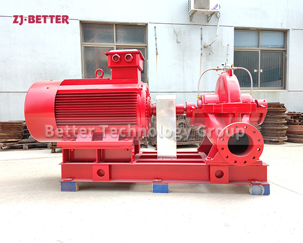 horizontal fire pump