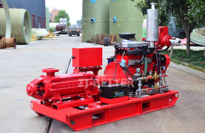 multi-stage fire pump