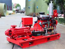 multi-stage fire pump