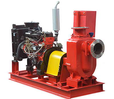 diesel engine driven self priming pump