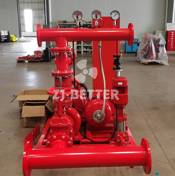 electric fire pump set