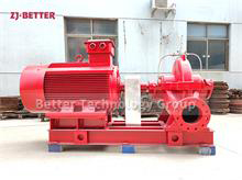 horizontal fire pump