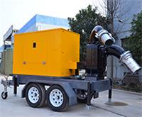 trailer mounted self priming mobile pump