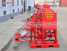 Diesel engine fire pump start and run