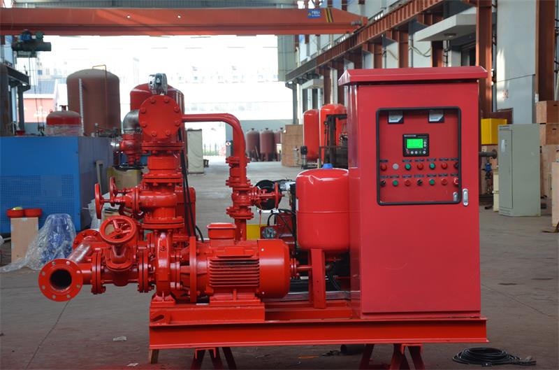 dual power fire pump system