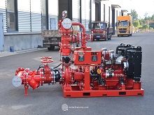 Heavy-Duty Diesel Fire Pump Unit for Continuous Water Supply to Large Fire Networks