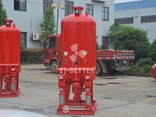 Dual-Pump Pressure Tank Stabilizing Unit – Redundant Design Ensuring Consistent Fire System Pressure