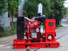 Automatic Diesel Fire Pump Unit with Intelligent Control Panel
