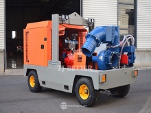Wheeled Diesel Fire Pump Truck with Integrated Mobile Chassis and Efficient Pumping System