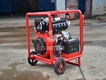 Self-Powered Mobile Diesel Fire Pump for Emergency Water Supply