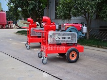 Self-Powered Trailer Fire Pump for Firefighting in Power-Independent Areas