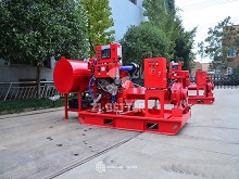 Horizontal Double-Suction Fire Pump Unit for Improved Fire Water Supply Efficiency in Large Buildings