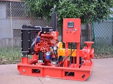 Diesel Engine Driven Skid-Mounted Fire Pump Unit for Emergency Fire Protection