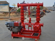 Dual Pipe Power! Diesel Engine Fire Pump Unit Delivers High-Flow and Stable Water Supply