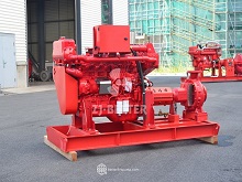 Diesel Fire Pump Unit with Integrated Base Frame for Stable Emergency Firefighting Output
