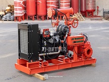 Outdoor Diesel Fire Pump Unit for Continuous Water Supply in Emergencies