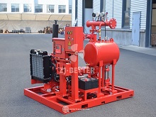 Diesel Fire Pump Set with Integrated Control and Fuel System for Secure Emergency Water Supply