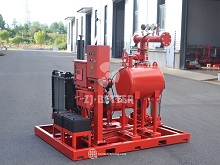 Diesel Fire Pump and Pressure Tank Combination for Optimized Water Pressure Control