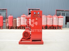 Vertical Multistage Fire Jockey Pump System for Continuous Pressure Control
