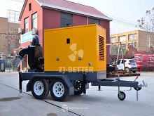 Trailer Pump Emergency Fire System with Quick Start and Strong Power for Cross-Region Deployment