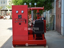 Diesel Fire Water Supply Unit with Integrated Power and Pressure Control Design