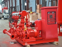 High-Performance Centrifugal Fire Pump System for Continuous Operation