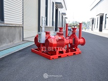 Industrial Horizontal Fire Pump Unit with Stable Flow and High Reliability