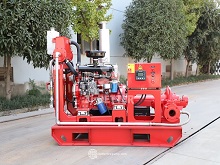 Open-Type Diesel Fire Pump Unit Designed for Emergency and Industrial Fire Protection