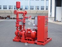 Electric Fire Pump Set with Pressure Tank for Improved Pipeline Pressure Management and Water Supply Configuration
