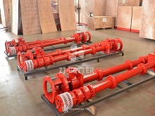 High Efficiency Long Shaft Fire Pump Unit for Fire Fighting Systems