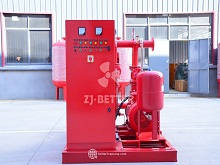 Electric Fire Jockey Pump Unit for Energy-Efficient Building Fire Pressure Support