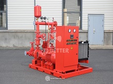 Motor Driven Main Fire Pump and Jockey Pump Integrated System