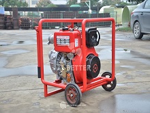 Push Cart Fire Pump for Efficient Fire Response in Narrow Areas