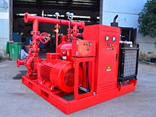 What causes the Low speed of fire pump