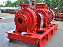 What are the key points for selecting a horizontal fire pump?