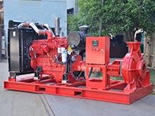 Precautions during the use of the fire pump and its maintenance