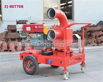 hand-push small mobile pump truck 