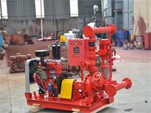 diesel fire pump exported to Dominica