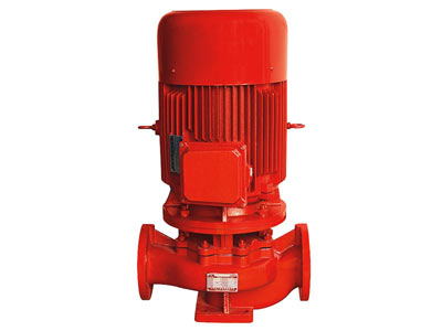 vertical split case fire pump