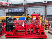 Diesel engine fire pump