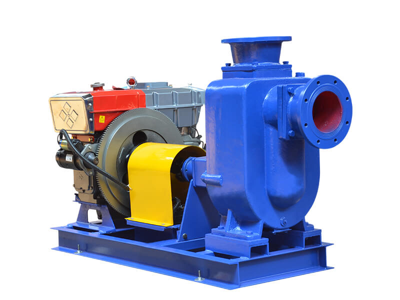 Self Priming Pump With Diesel Engine